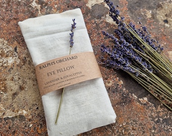 Organic Lavender Eye Pillow: Aromatherapy Relaxation, Sleep Aid