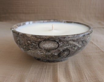 Genuine Marble Bowl Candles | Natural Candles with Zen Fragrance