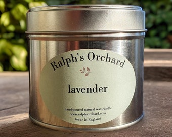 Lavender Essential Oil Candle | Handmade in England by Ralph's Orchard