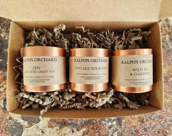 Mini Scented Candles Gift Set | Handmade in England by Ralph's Orchard