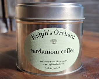 Cardamom Coffee Scented Soy Candle | Made in England by Ralph's Orchard