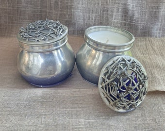 Royal Selangor Pewter Candles Set with Vintage Bookshop Scent