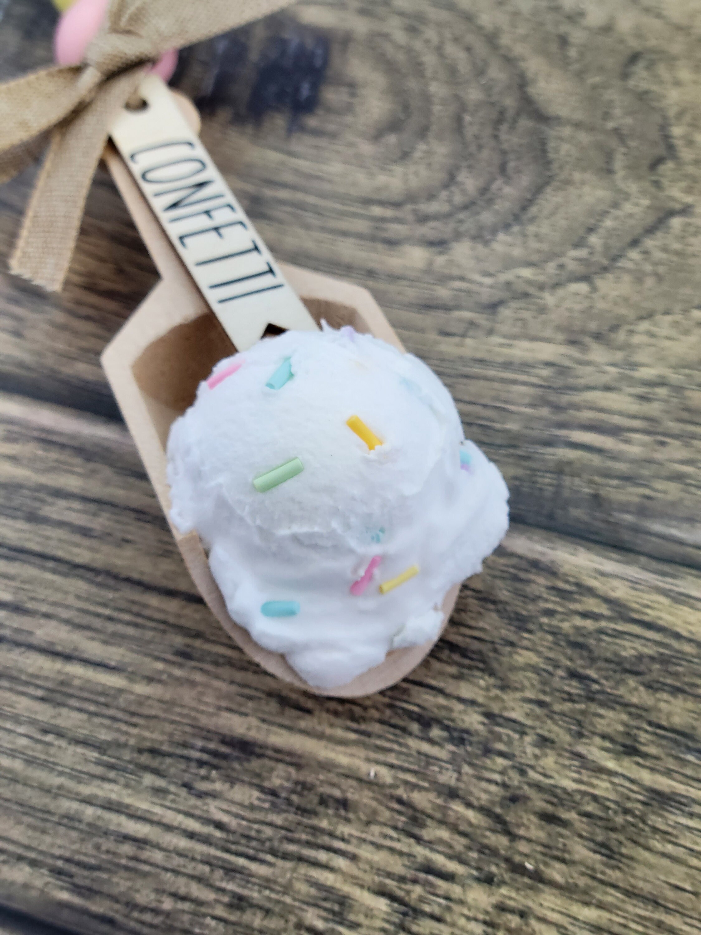 Confetti Ice Cream Scoop Ice Cream Bar Ice Cream Tray Etsy