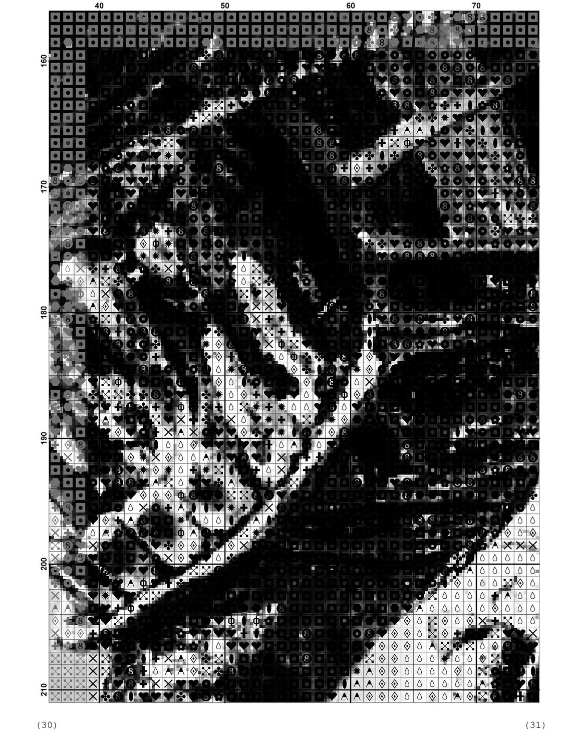 Alien cross stitch pattern Xenomorph Alien embroidery Aliens Etsy