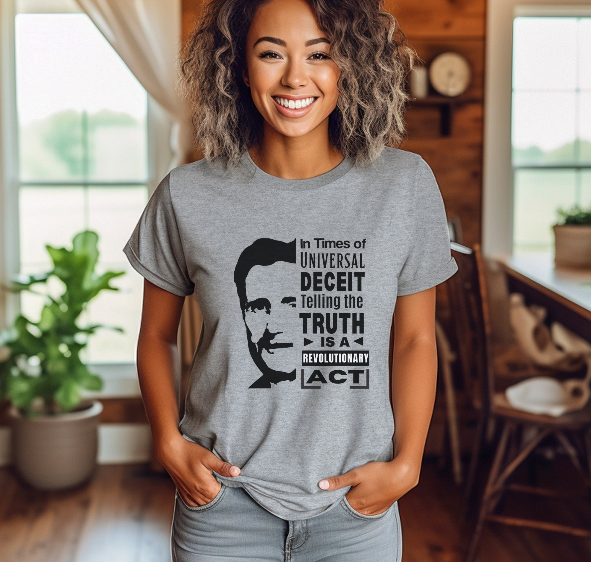 T-shirt George Orwell 1984 Littéraire - Taille M Homme - Neuf Avec étiquettes