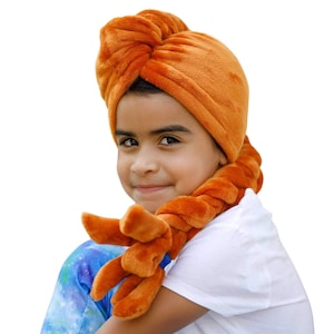 Ginger Braided Hair Towel