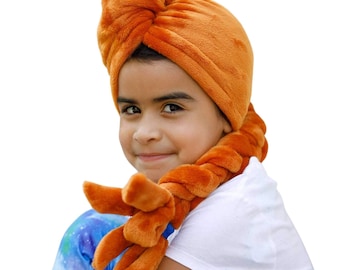 Ginger Braided Hair Towel