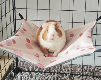 Cooling Ice Silk Pet Hammock | Small Animal Cage Hanging Bed