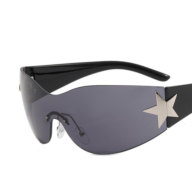 Y2k Star Sunglasses Punk Style Glasses Fashion Eyewear - Etsy Canada