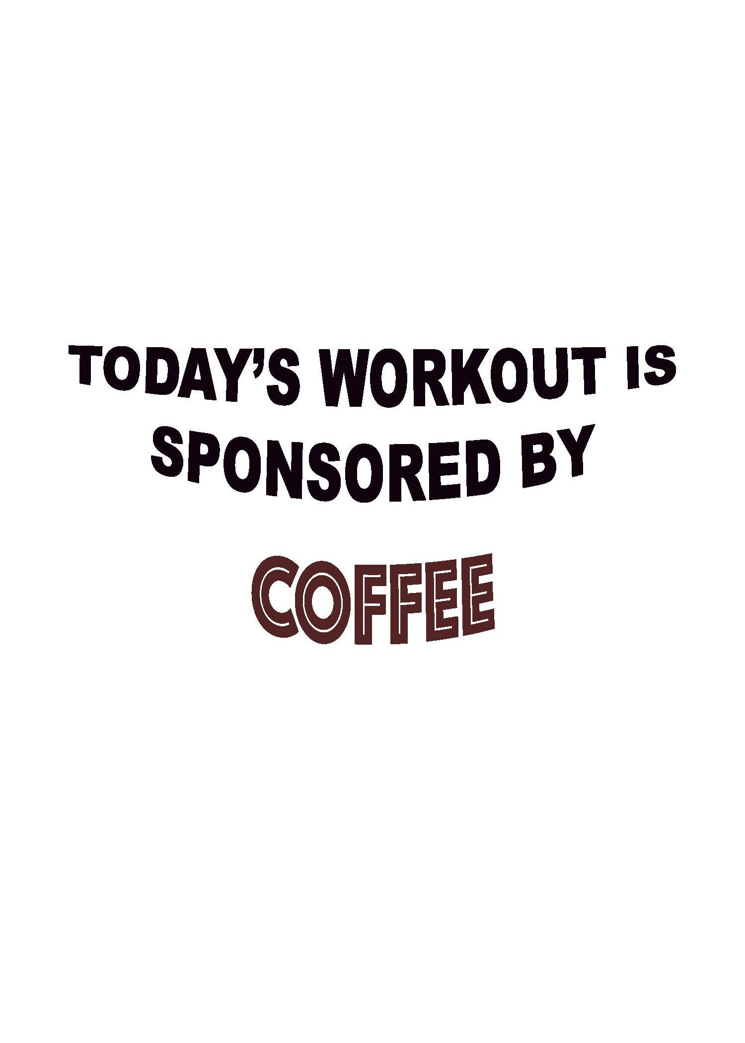 Workout Coffee Funny SVG PNG PSD Etsy