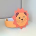 Lion Printable Crown Template Pretend Play Craft Template Printable Cut ...