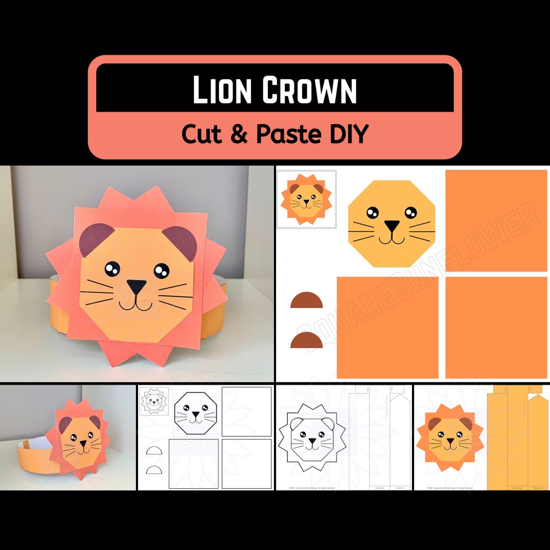 Paper Crown Craft for Kids - Taming Little Monsters
