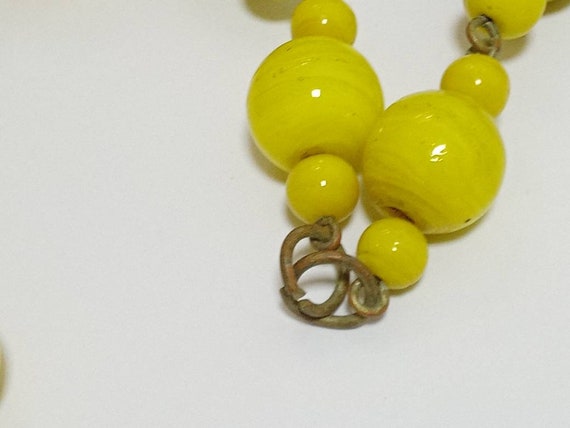 Vintage Italian Venetian Murano millefiori yellow… - image 8