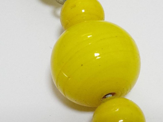 Vintage Italian Venetian Murano millefiori yellow… - image 3