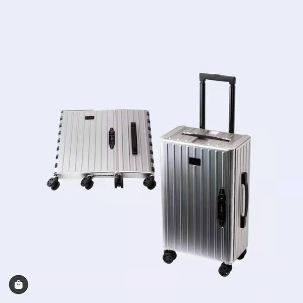Foldable Hard shell carryon travel suitcase foldable