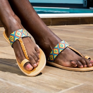 Sandales femme originales colorées new arrivals