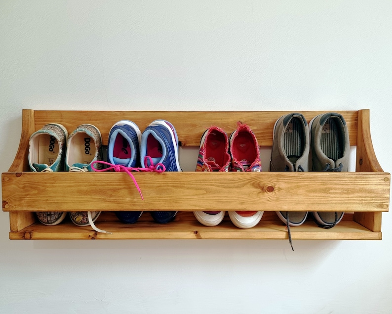 Unique Wall Mounted Shoe Rack Etsy UK