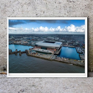 Everton new stadium print