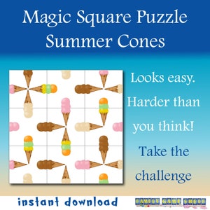 Utskrivbart sommarmagiskt pussel, utskrivbart sommarpussel för hjärngympa, utskrivbart sommarfest, skriv ut bildpussel hemma