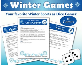 Winter Games Dice Games to Play at Home