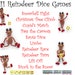Reindeer Dice Games Printable Game for Family Game Night and Christmas ...