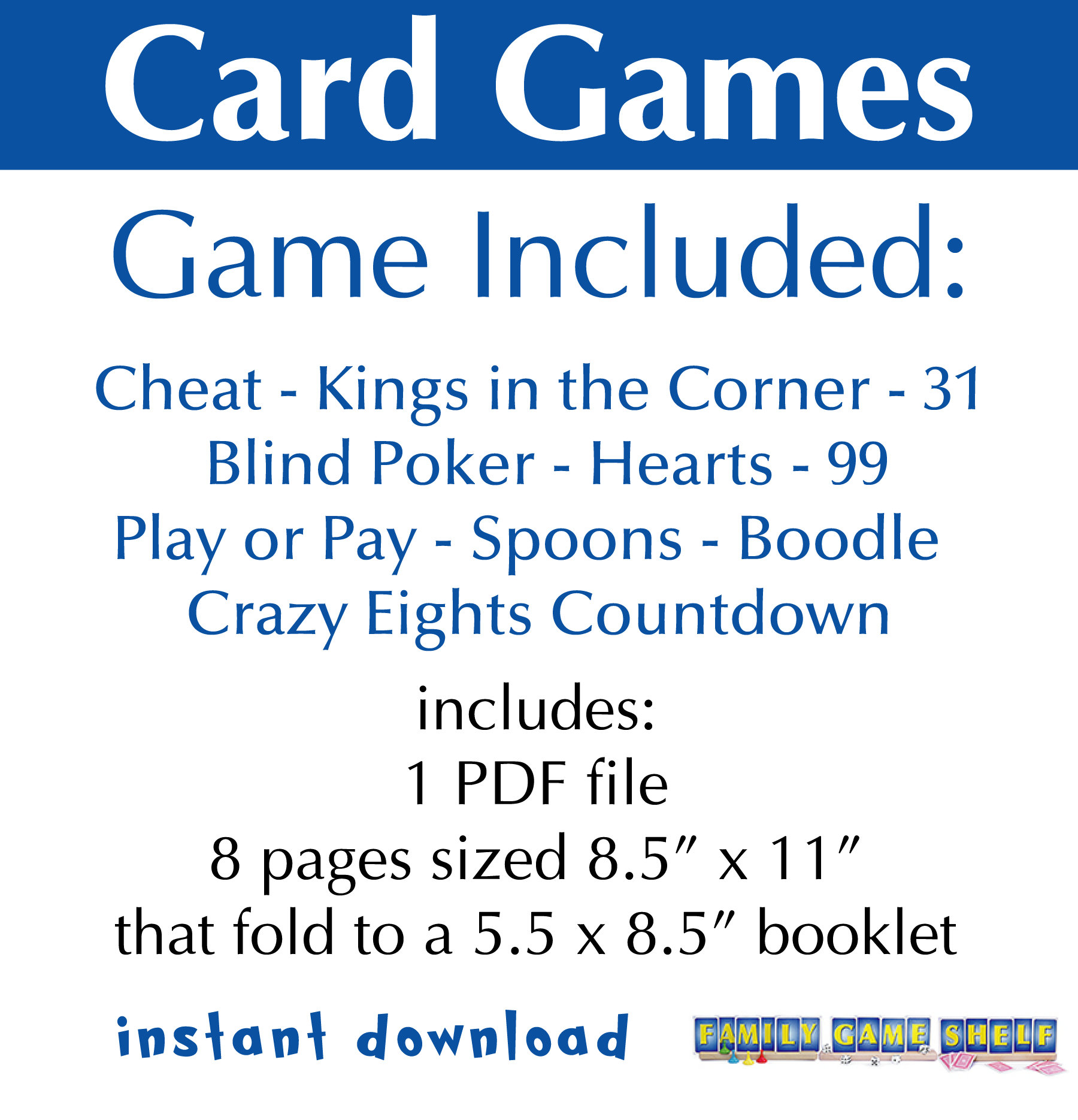 Play or Pay Card Game - Family Game Shelf