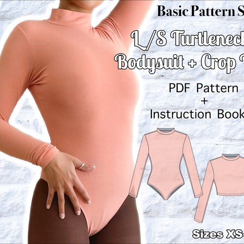 Bodysuit Sewing Pattern PDF Instant Download Bridget Etsy