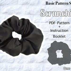 Scrunchie | Digital PDF Sewing Pattern | Instant Download A4 | One Size