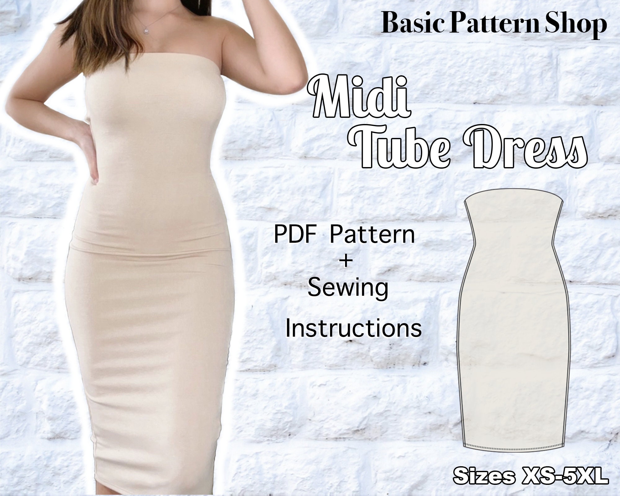 15+ Designs Bodycon Dress Sewing Pattern Free | AltafAlexica