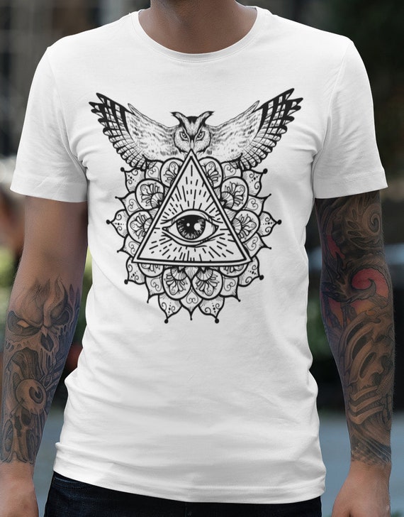 Illuminati Wise Owl Eye of Providence Spiritual Gift - Etsy