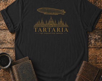 Tartaria Airship Shirt - Forgotten Empire Tee - Alternative History Gift - Old World Unisex T-Shirt