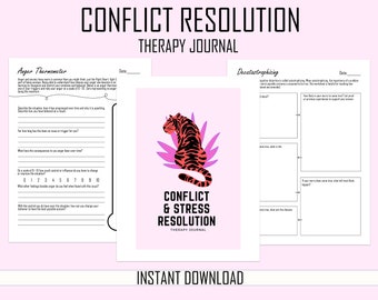 Konflikt- und Stressbewältigungs-Therapy Journal: Neue Grundüberzeugungen, geistige Gesundheit, Kognitives Verhalten, Selbstwertgefühl, Sofortiger Download