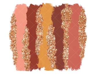 Brushstrokes Sublimation PNG | Blush Gold and Glitter | Autumn Background | Digital Download | Commercial Use