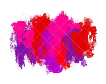 Valentine Background Red Pink and Purple Sublimation PNG | Valentines Day Messy Brushstrokes | Digital Download Commercial Use