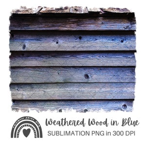 Sublimation PNG Background Weathered Wood in Blue Halloween Rustic Country Western Digital Download Commercial Use