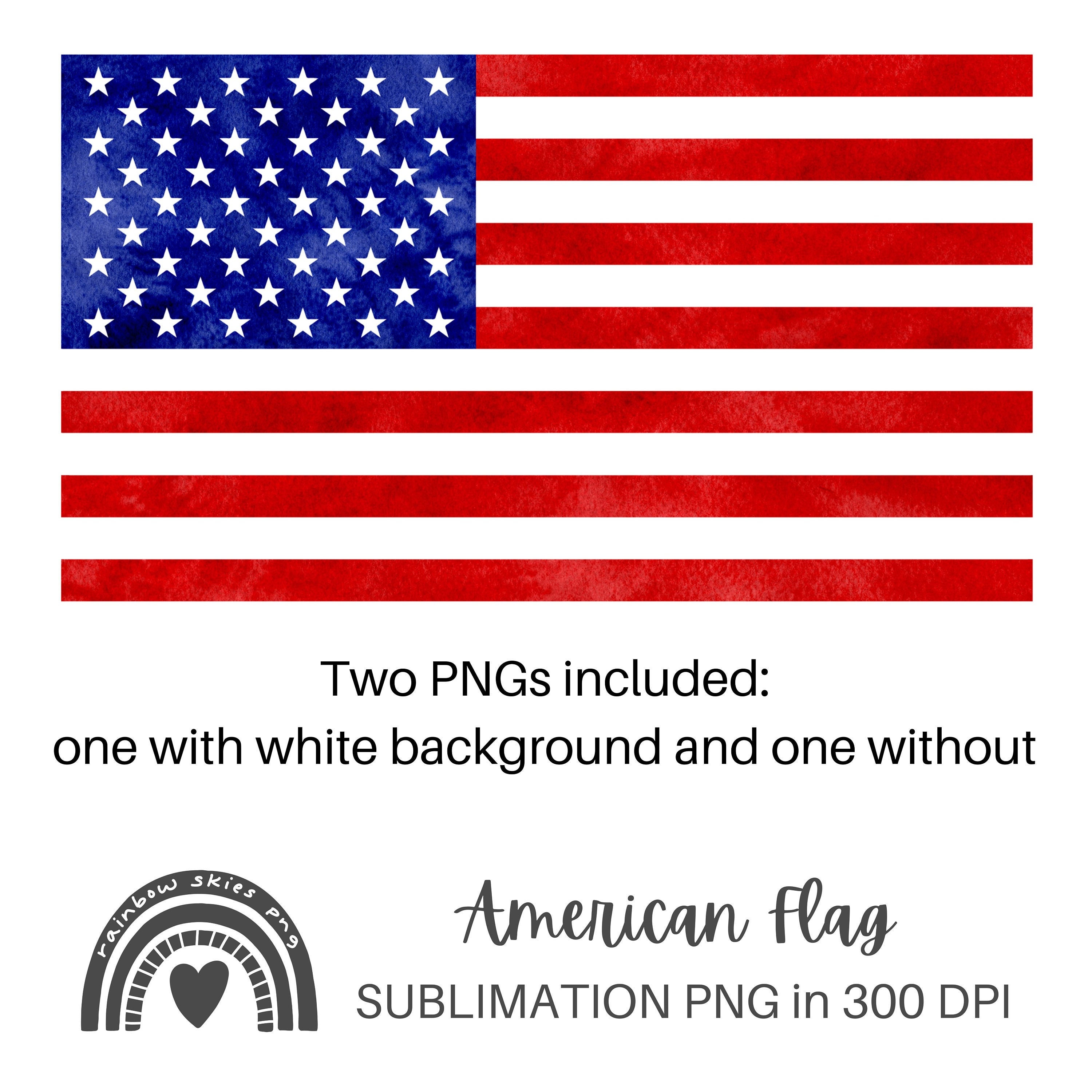 Sublimation PNG Background American Flag Fourth of July USA Patriotic