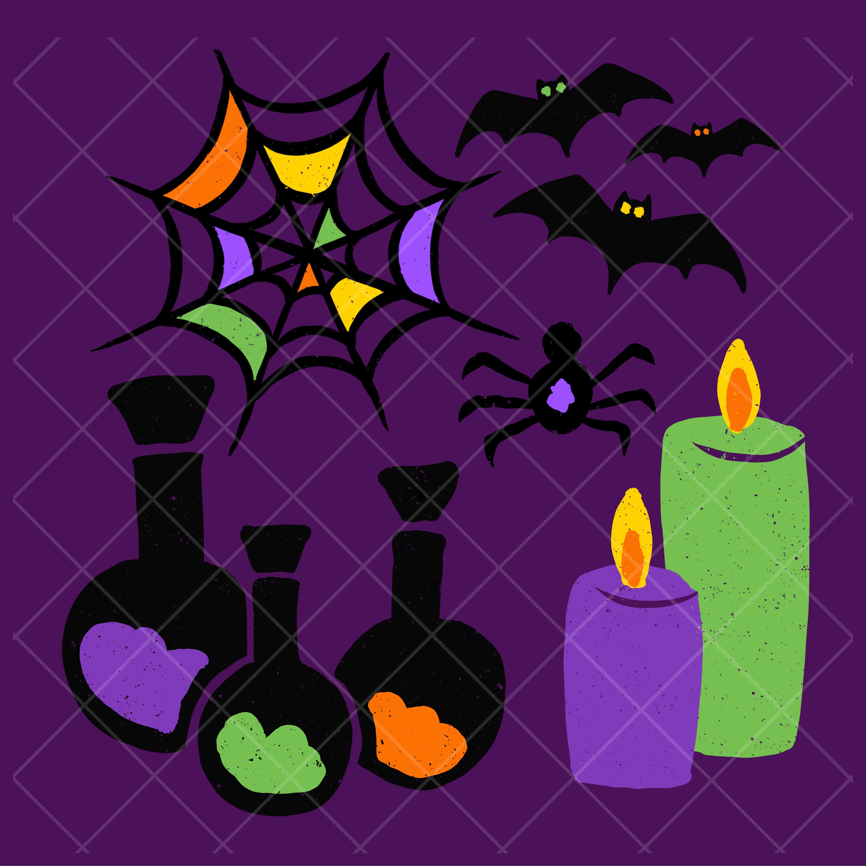 Halloween Sublimation PNG Spider Laboratory Digital Download Commercial ...