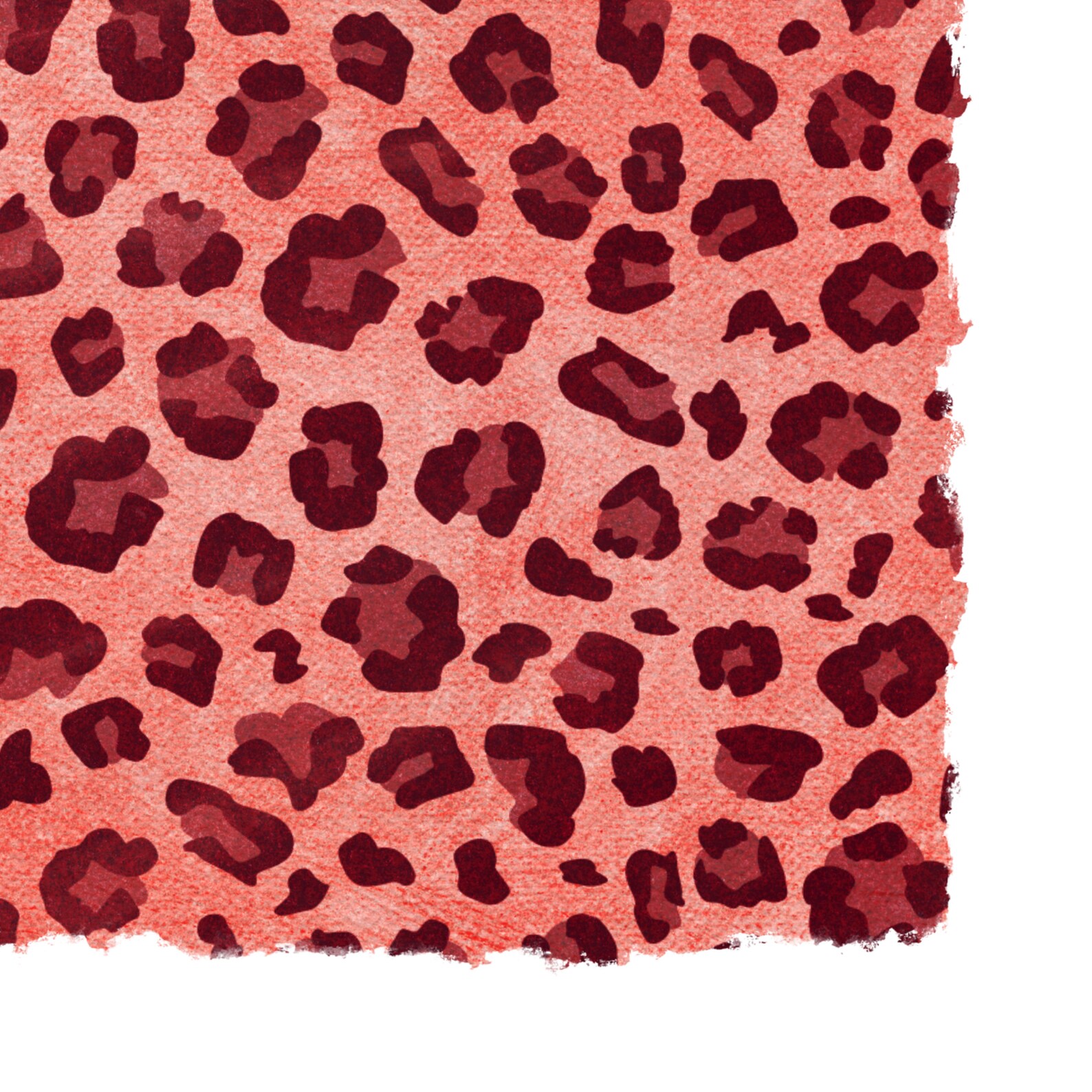 Sublimation PNG Background Leopard Print on Coral and Plum - Etsy
