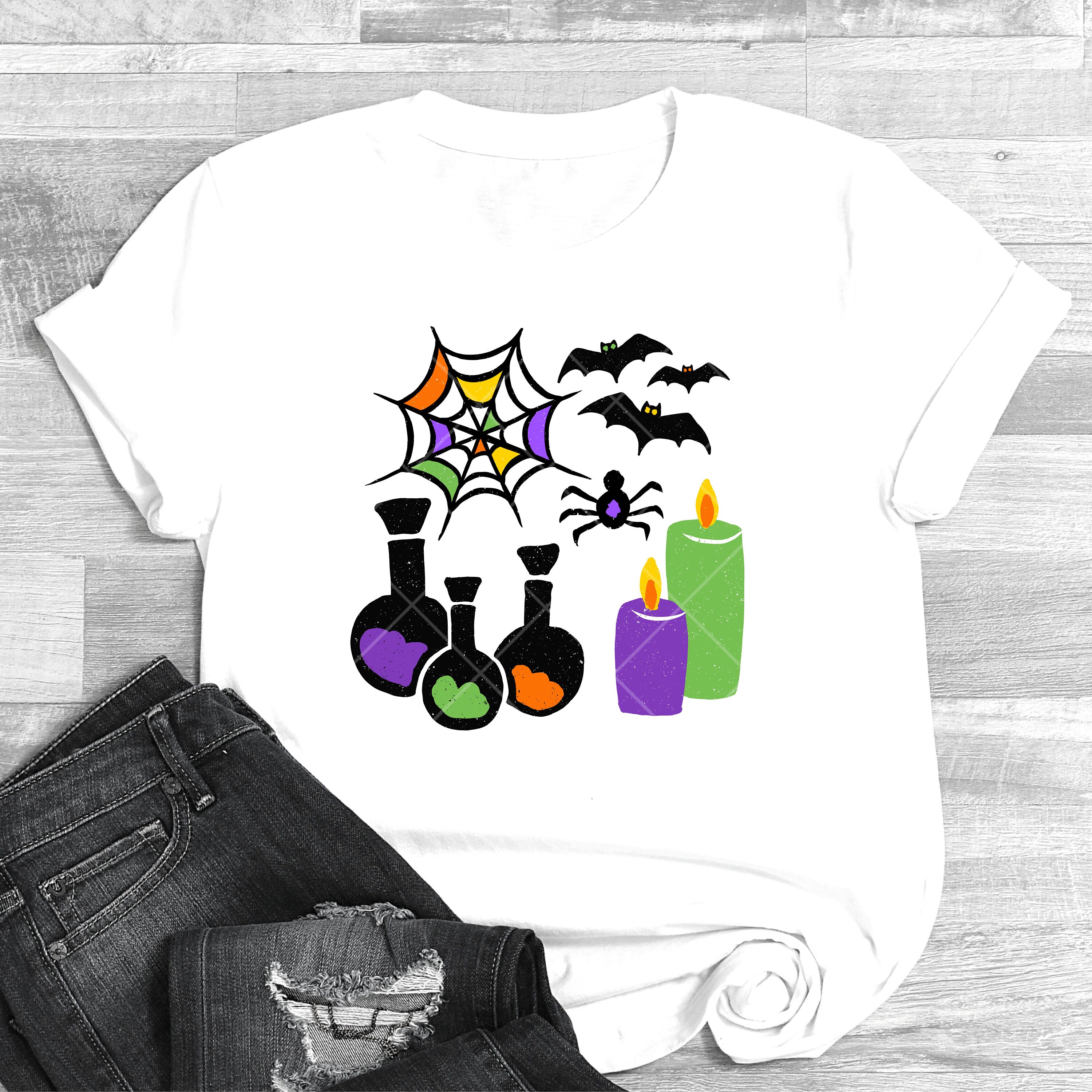 Halloween Sublimation PNG Spider Laboratory Digital Download Commercial ...