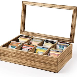 Benutzerdefinierte Qualität Bambus Tee Box (Zucker, Schmuck, Lagerung, Organizer etc.) (5 Optionen)