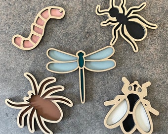 Bandejas de manualidades Minibeast