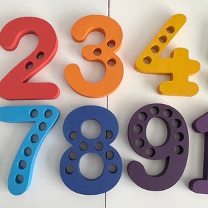Large numbers 1-10