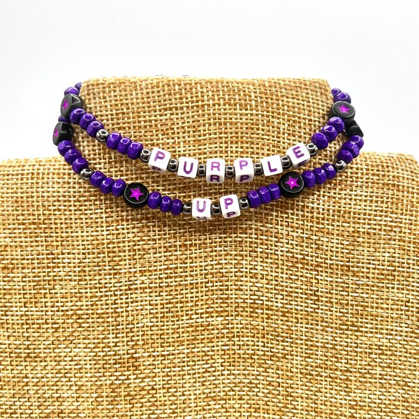 Purple Up Bracelet, MOMC Bracelet, April Month of the Military Child Accessory