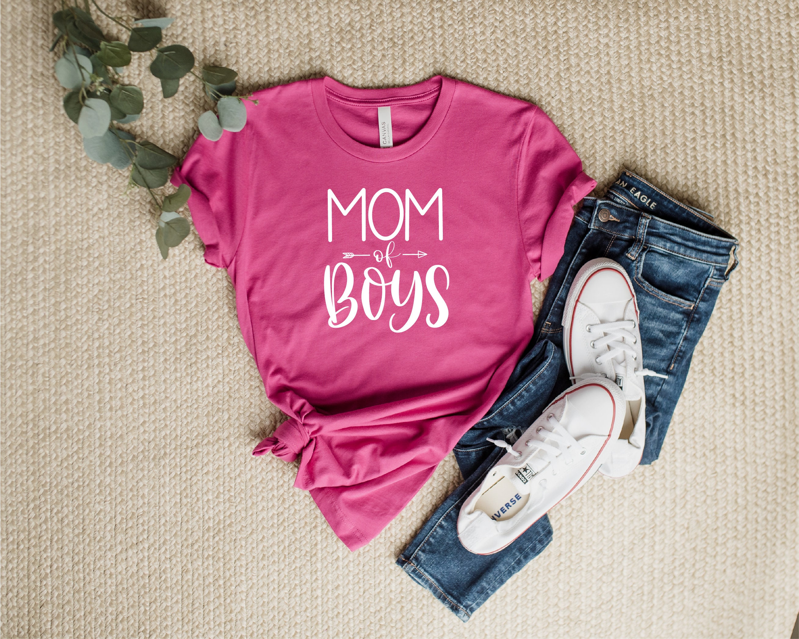 Mom of Boys T-shirt Boys Mom T-shirt Boys Mom Shirt Mother | Etsy
