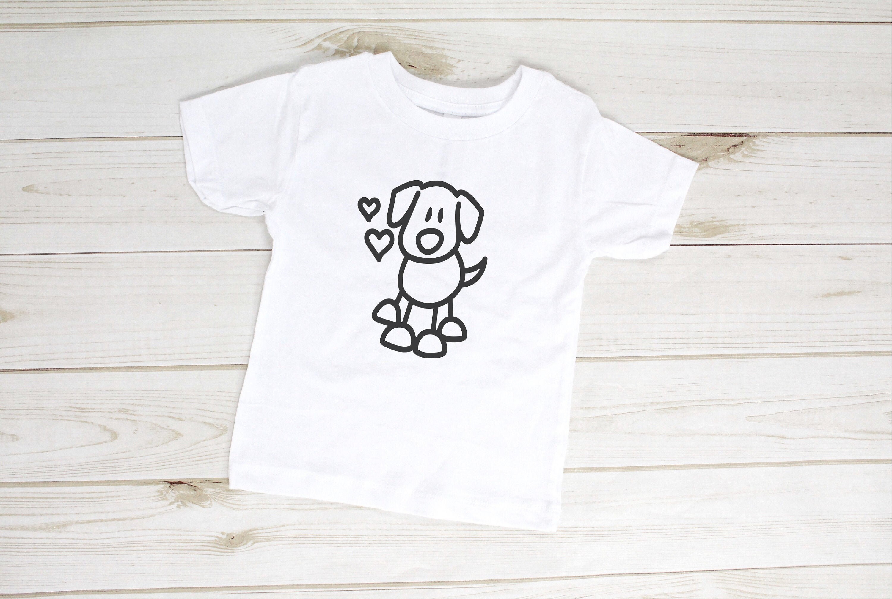 Cartoon Dog Shirt Cute Dog Tee Funny Dog Shirt Gift for Etsy