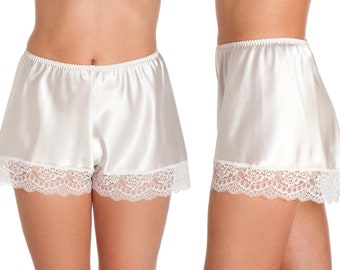 Ivory Satin French Knickers