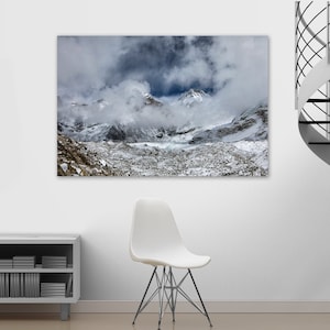 Mount Everest Print |  Mt Everest Base Camp Himalayanepal | Bergwand Kunst | Fine Art Fotografie