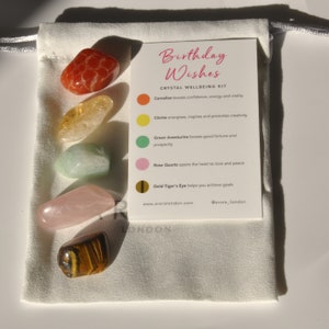 Birthday Wishes Crystal Kit, Happy Birthday Crystal Kit, Birthday Gift Crystal Kit