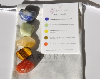 Kit de cristal Gemini Zodiac