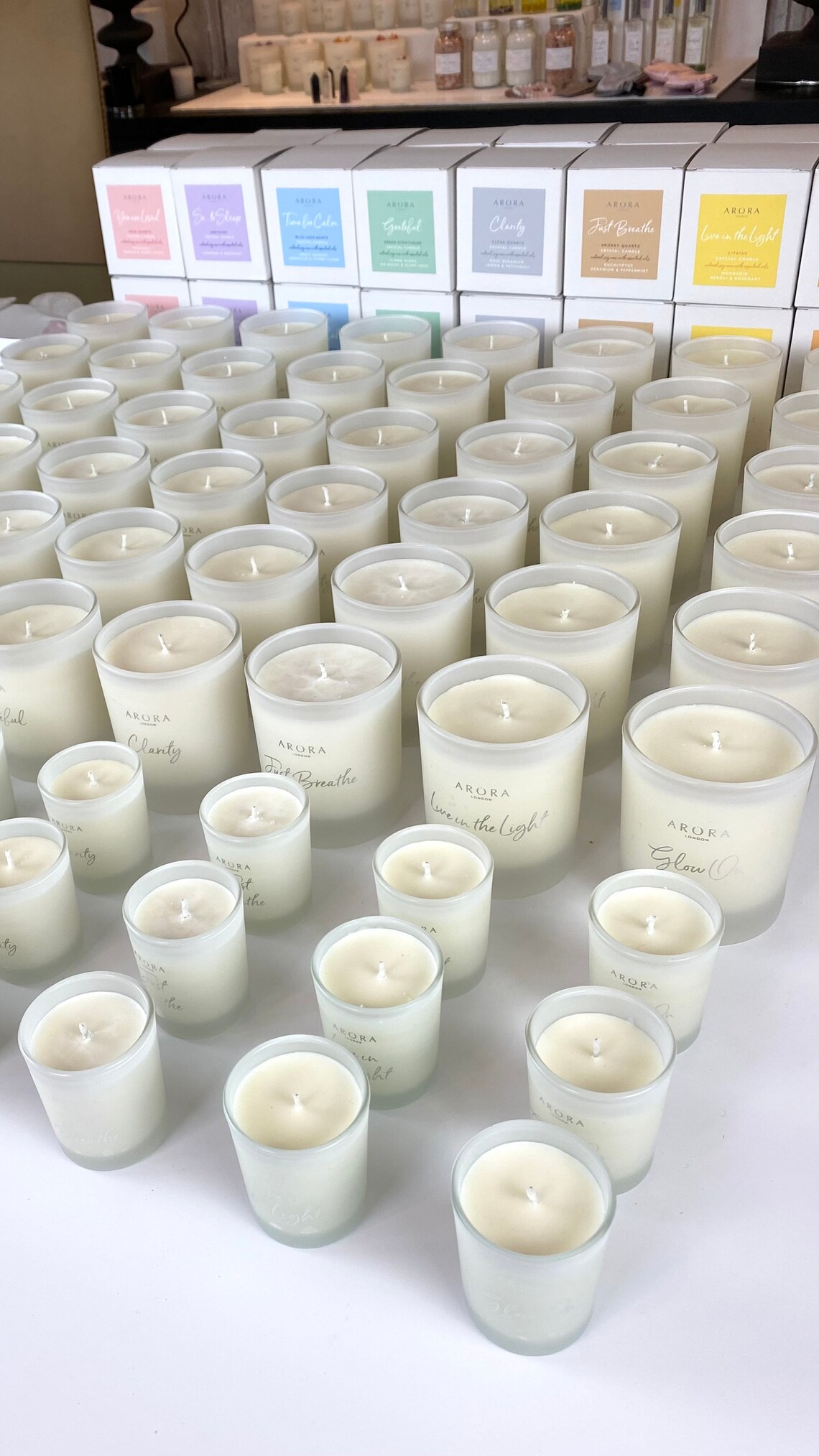 Green Aventurine Crystal Candle With Essential Oils 30cl 100 Etsy UK